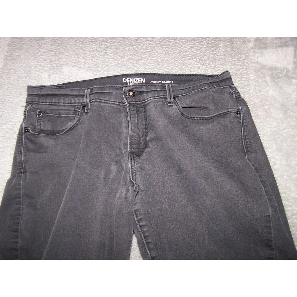 Levi's Denizen Jeans Women's  18S 34X26.5 Curvy‎ Skinny Black